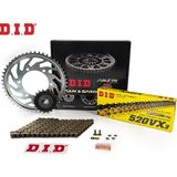 Dıd Zincir Dişli Seti Trıumph Bonnevılle T100 (900 Cc) (2017-2021) / Zincir : DID-520VX3 (GOLD)-102 / Dişli: Jt (17T-41T)
