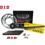 Dıd Zincir Dişli Seti Trıumph Tıger Xc 800 Cc 2010-2014 / Zincir : Dıd-525vx3 Çelik -124 / Dişli: Jt 16t-50t