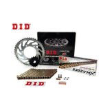 Dıd Zincir Dişli Seti Yamaha Fz6 Fazer S2 (600 Cc) (2007-2009) / Zincir : DID-530ZVM-X (GOLD)-118 / Dişli: Sunstar (16T-46T)