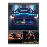 Didihou 2 Adet Şarjlı Mini Led Işık, motor Çakar Led Lamba, drone Işığı, Oto Bisiklet Motosiklet Uyarı Işığı