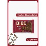 DİDO Kare - Sütlü Çikolata Kaplamalı Gofret - 55.5 gram - 12 Adet