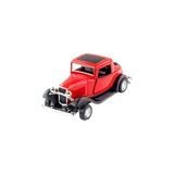 Die Cast 1:32 Retro Hot Rod Çek Bırak Araba Kırmızı