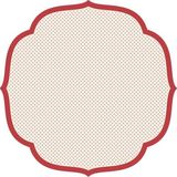 Die Cut Red Swiss Dot Placemat - 12 Sheets - 10 x 15 cm - Renkli
