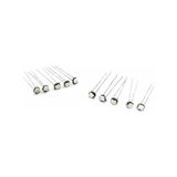 Die Grup 10 Adet Mini LED Ampul Seti, T3-T4-T5 Uyumlu, Buz Mavisi Aydınlatma - Amber