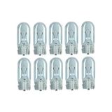 Die Grup 10 Adet W5W T10 Dipsiz Ampul, 12V 5W - Amber