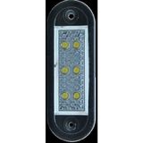 Die Grup 12-24 Volt Beyaz LED Plaka Lambası - 2 Adet Set ile Aydınlatma - 2XS - 001-Siyah