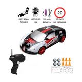Die Grup 1:24 Ölçek Oyuncak 4x4 Uzaktan Kumandalı 20 Km/h Hız Drift Için Üretilmiş Şarjlı Araba Rc Yarış Arabası Full Fonksiyon Parkur Dubaları ve Drift Tekerleri 500 Mah Batarya (Siyah Spor) - Ahşap