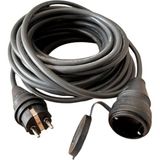 Die Grup 15 Metre Uzun Elektrikli Araba Şarj Uzatma Kablosu, 3x2.5mm - Çok Renkli