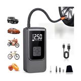 Die Grup 150PSI Şarjlı Araç Oto Kompresörü Powerbank LED Işıklı Lastik Top Yatak Şişirme Pompası 6000MAH 9624