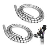 Die Grup 16 mm Gri Spiral Kablo Toplayıcı, 1 Metre, 2 Adet Set