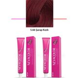 Die Grup 2 Li Set Premium 5.66 Şarap Kızılı - Kalıcı Krem Saç Boyası 2 x 50 G Tüp
