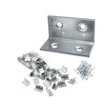 Die Grup (25 Adet) Metal Köşebent 40X20X20 mm L Demiri Gönye Mobilya Dolap Duvar Sabitleme Bağlantı Aparatı