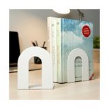 Die Grup 2'li Metal Kitap Desteği Kitap Tutucu (Ikili) Dekoratif Aksesuar (Mavi)