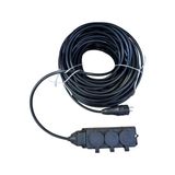 Die Grup 3 Lü Kauçuk Seyyar Uzatma Kablosu 20 Metre 3x2.5 mm - Renkli - 1