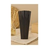 Die Grup 30 Adet Siyah Oda Kokusu Çubuğu Fiber Yumuşak Doğal Bambu Oda Kokusu Yedek Çubuk 24 cm