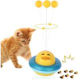 Die Grup 360° Dönen Ördek Şekilli Kedi Eğitim Oyuncağı, Zeka Geliştirici