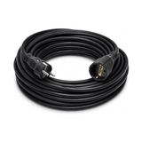 Die Grup 3x2.5mm Ttr Topraklı Siyah Kauçuk Seyyar Uzatma Kablosu (5 Metre) - Renkli - 1