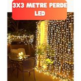 Die Grup 3x3 Metre Şelale LED Perde Işık Iç Dış Mekân Dekorasyonu