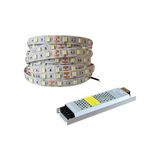 Die Grup 5 Metre Şerit LED Günışığı Renk + 12V 5 Amper 60 Watt LED Trafo -3 Dirençli Double Pcb - Yeni Nesil Oturma Odası, Yatak Odası ve Mutfak Için Gizli Aydınlatma [enerji Sınıfı F]
