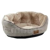 Die Grup 50 x 40 cm Kaymaz Altlıklı Kedi/köpek Yatağı, Yıkanabilir Peluş