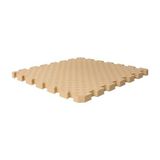 Die Grup 50X50 cm Bej Renkli Kalın Yastık Kılıfı, 26MM - 50 x 50 cm - Ahşap - Bej - Siyah