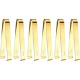 Die Grup 6 Adet Çelik 16,2 cm Gold Buz ve Şeker Maşası MT128SR-6