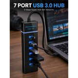 Die Grup 7 Port USB 3.0 Çoklayıcı Hub 5gbps Veri Aktarım Adaptörü