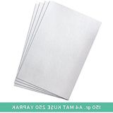 Die Grup A4 Mat Kuşe Kağıt, 250 Yaprak, 150 gr Ağırlık, Yüksek Kalite Baskı Için