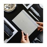 Die Grup A5 Bullet Journal Noktalı Defter 140 Gr. 80 Yaprak Silver Glow - 41 Delft Blue