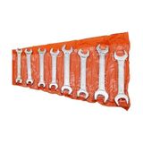 Die Grup Aee® 8 Parça Anahtar Takımı Seti Ağzı Açık Çift Taraflı 6-22MM 6X7-8X9-10X11-12X13-14X15-16X17-18X19-20X22 Araba Motorsiklet Bisiklet Tamiri Somun Sıkma Aparatı - Ahşap - Bej