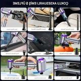 Die Grup Aee® Kablosuz Güçlü Araç Süpürgesi ve Hava Üfleyici | 20000PA Turbo Vakum Gücü | 3 Kademeli Fırçasız Motor | Şarjlı Mini El Süpürgesi | Hepa Filtreli Oto Süpürgesi | Ev Ofis Araba Temizlik Makinesi |