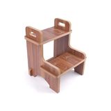 Die Grup Ahşap Montessori Kaymaz Basamak Tabure – Banyo ve Lavabo Yükseltici Merdiven, 36X36X40 Cm, Mdf Melamin Kaplama