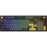 Die Grup Akko 5098B Black Gold V3 Piano Pro Switch Hotswap Rgb Kablosuz Ingilizce Mekanik Gaming Klavye