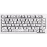 Die Grup Akko Monsgeek M1 V5 Contour Lines Beyaz Rgb %75 Tkl V3 Creamy Purple Pro Switch Kablolu/kablosuz Mekanik Oyuncu Klavyesi
