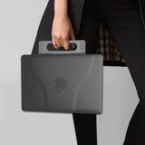 Die Grup Ally Macbook Air 13 2018 A1932 Portatif Alt Üst KILIF+ÇANTA-(5775)
