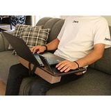 Die Grup Antik Meşe Desenli Laptop Sehpası - Telefon ve Tablet Bölmeli - 10*10 CM - Renkli