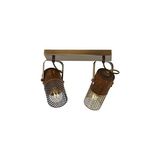Die Grup AR-60265-2EY Eskitme Kaplama Modern Avize E27 Metal Ahşap 32X25CM - 1 - Renkli