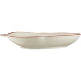 Die Grup Aryıldız Red Bird Desenli Servis Tabağı Renkli Kuş Motifli 24CM - 0,21 lt - Afrika Cevizi Rengi