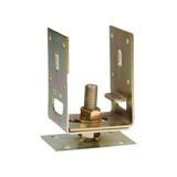 Die Grup Ayarlanabilir Pergule Ayağı, Galvanizli Metal, 7-12 cm - Çok Renkli
