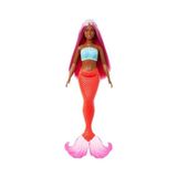 Die Grup Barbie Dreamtopia Deniz Kızı Bebekler - Kırmızı Kuyruk Beyaz Taç