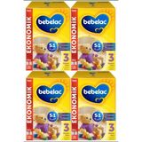 Die Grup Bebelac 3 Bebek Devam Sütü 800 gr 9-12 Ay x 4 Adet - 0,25 L