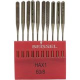 Die Grup Beıssel Beissel Hax1 Aile Tipi Aile Makinesi Iğnesi 8/60 Numara Ses Uçlu 10 Adet (1 Paket) - Altın