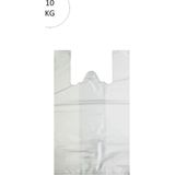 Die Grup Beyaz Atlet Poşet Orta Boy 29X50 cm Takriben 850 Adet 10 kg