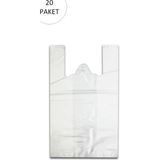 Die Grup Beyaz Hışır Atlet Poşet Mini Boy 22X31 cm 20 Paket Takriben 10.000 Adet