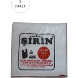 Die Grup Beyaz Kalın Atlet Poşet Büyük Boy 30X57 cm 1 kg 5 Paket (Takriben 225 Adet)