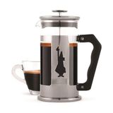 Die Grup Bialetti - Preziosa French Press: Yaklaşık 1l Kapasiteli Kahve Hazırlayıcı - 18/10 Paslanmaz Çelik Gövde - Bulaşık Makinesinde Yıkanabilen Borosilikat Cam Sürahi - Paslanmaz Çelik Filtre Sistemi - 001-Renkli