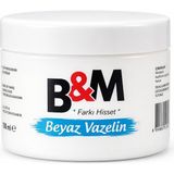 Die Grup B&m Beyaz Vazelin 150 ml - Çok Amaçlı Yoğun Nemlendirici, Topuk ve Dudak Çatlak Karşıtı Cilt Koruyucu