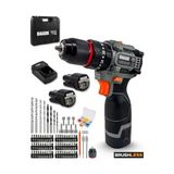 Die Grup Bolt 16.8V Kömürsüz Darbeli Şarjlı Matkap Vidalama Seti | 60NM | Çift Akü + 85 Parça Aksesuar + Hızlı Şarj | Gri