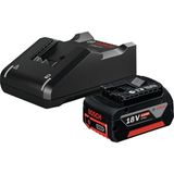 Die Grup Bosch Professional 18 Volt Akü Şarj Cihazı Seti (1 x 4,0 Ah Li-Ion Akü + Gal 18V-40 Şarj Cihazı, Karton Kutuda) - 1-Siyah