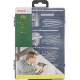 Die Grup Bosch Professional Accessories Bosch Diy 173 Parça Aksesuar & Sabitleme Seti, Matkap Ucu, Vidalama Ucu, Vida, Dübel, Üniversal Tutucu, Yeşil